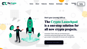 What Thecryptolaunchpad.com website looked like in 2021 (2 years ago)