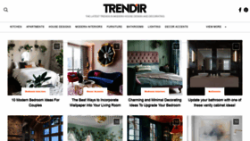What Trendir.com website looked like in 2021 (2 years ago)