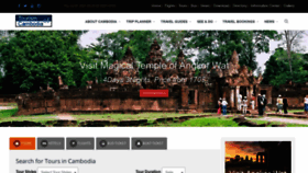 What Tourismcambodia.com website looked like in 2021 (2 years ago)