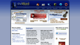 What Theword.net website looked like in 2021 (2 years ago)