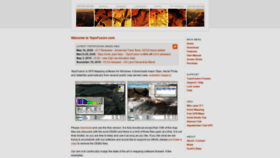 What Topofusion.com website looked like in 2021 (2 years ago)