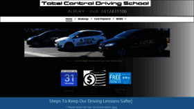 What Totalcontroldriving.com.au website looked like in 2021 (2 years ago)