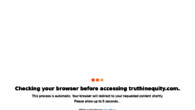 What Truthinequity.com website looked like in 2021 (2 years ago)