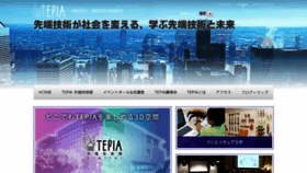 What Tepia.jp website looked like in 2021 (2 years ago)
