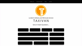 What Taxivan.net website looked like in 2021 (2 years ago)