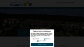 What Tannheim.de website looked like in 2021 (2 years ago)