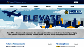 What Texasffa.org website looked like in 2021 (2 years ago)