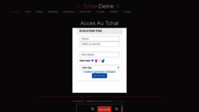 What Tchat-delire.org website looked like in 2021 (2 years ago)