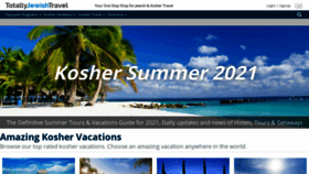 What Totallyjewishtravel.com website looked like in 2021 (2 years ago)