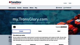 What Transglory.com website looked like in 2021 (2 years ago)
