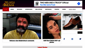 What Telugucinema.com website looked like in 2021 (4 years ago)