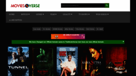What Themovieverse.com website looked like in 2021 (2 years ago)