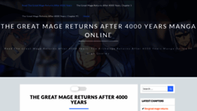 What Thegreatmagereturns.com website looked like in 2021 (2 years ago)