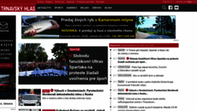 What Trnavskyhlas.sk website looked like in 2021 (2 years ago)