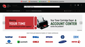 What Tonercartridgedepot.com website looked like in 2021 (2 years ago)