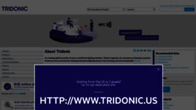 What Tridonic.com website looked like in 2021 (2 years ago)