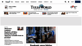 What Tulsaworld.com website looked like in 2021 (2 years ago)