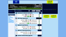 What Totalfootballpredict.com website looked like in 2021 (2 years ago)