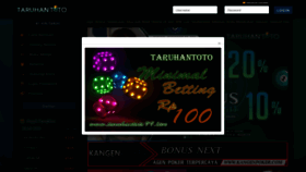 What Taruhantoto.net website looked like in 2021 (2 years ago)