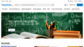 What Teacherflix.com website looked like in 2021 (2 years ago)