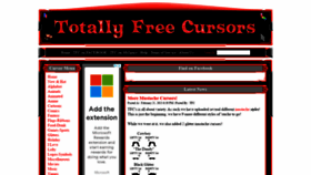 What Totallyfreecursors.com website looked like in 2021 (2 years ago)
