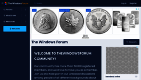 What Thewindowsforum.com website looked like in 2021 (2 years ago)