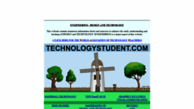 What Technologystudent.com website looked like in 2021 (2 years ago)