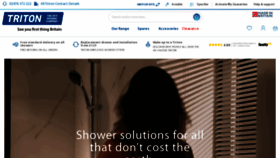What Tritonshowers.co.uk website looked like in 2021 (2 years ago)