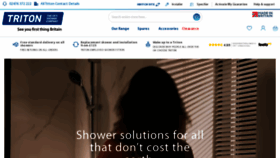 What Tritonshowers.co.uk website looked like in 2021 (3 years ago)
