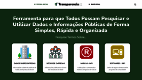 What Transparencia.cc website looked like in 2021 (2 years ago)