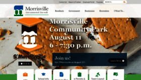 What Townofmorrisville.org website looked like in 2021 (2 years ago)
