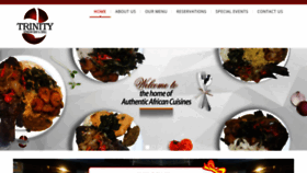 What Trinityafricanbarandgrille.com website looked like in 2021 (2 years ago)
