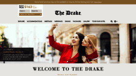 What Thedrakehotel.com website looked like in 2021 (2 years ago)