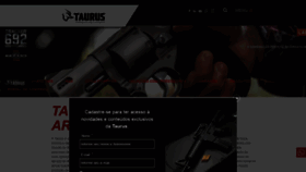 What Taurusarmas.com.br website looked like in 2021 (4 years ago)