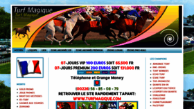 What Turfmagique.blogspot.com website looked like in 2021 (2 years ago)