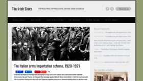 What Theirishstory.com website looked like in 2021 (3 years ago)