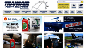 What Transair.co.uk website looked like in 2021 (2 years ago)