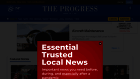 What Theprogressnews.com website looked like in 2021 (2 years ago)