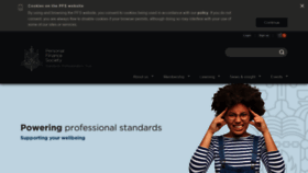 What Thepfs.org website looked like in 2021 (3 years ago)