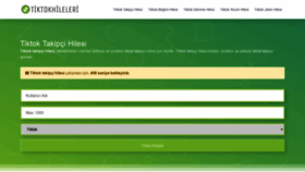 What Tiktokhileleri.com website looked like in 2021 (2 years ago)