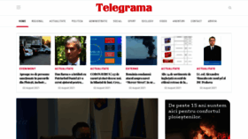 What Telegrama.ro website looked like in 2021 (2 years ago)