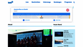 What Tele1.ch website looked like in 2021 (2 years ago)