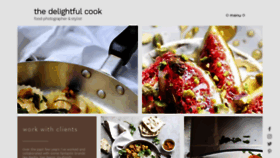 What Thedelightfulcook.com website looked like in 2021 (2 years ago)