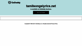 What Tamilsongslyrics.net website looked like in 2021 (2 years ago)