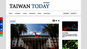 What Taiwantoday.tw website looked like in 2021 (2 years ago)