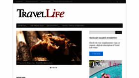 What Travellife.ca website looked like in 2021 (2 years ago)