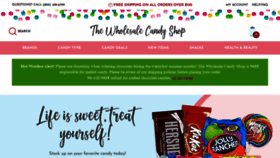 What Thewholesalecandyshop.com website looked like in 2021 (2 years ago)