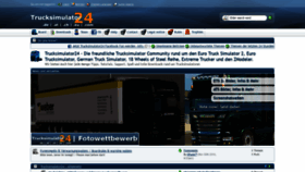 What Trucksimulator24.de website looked like in 2021 (2 years ago)
