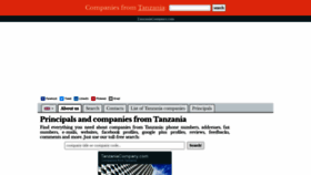 What Tanzaniacompany.com website looked like in 2021 (2 years ago)