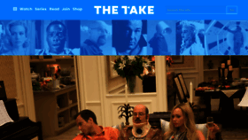 What The-take.com website looked like in 2021 (2 years ago)